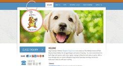 Desktop Screenshot of brigittesdogschool.com.au