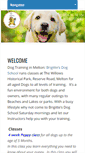 Mobile Screenshot of brigittesdogschool.com.au